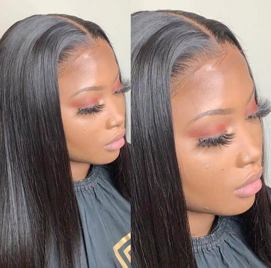 13x4 HD Lace Frontal Wig – Straight (24 Inches, 250% Density)