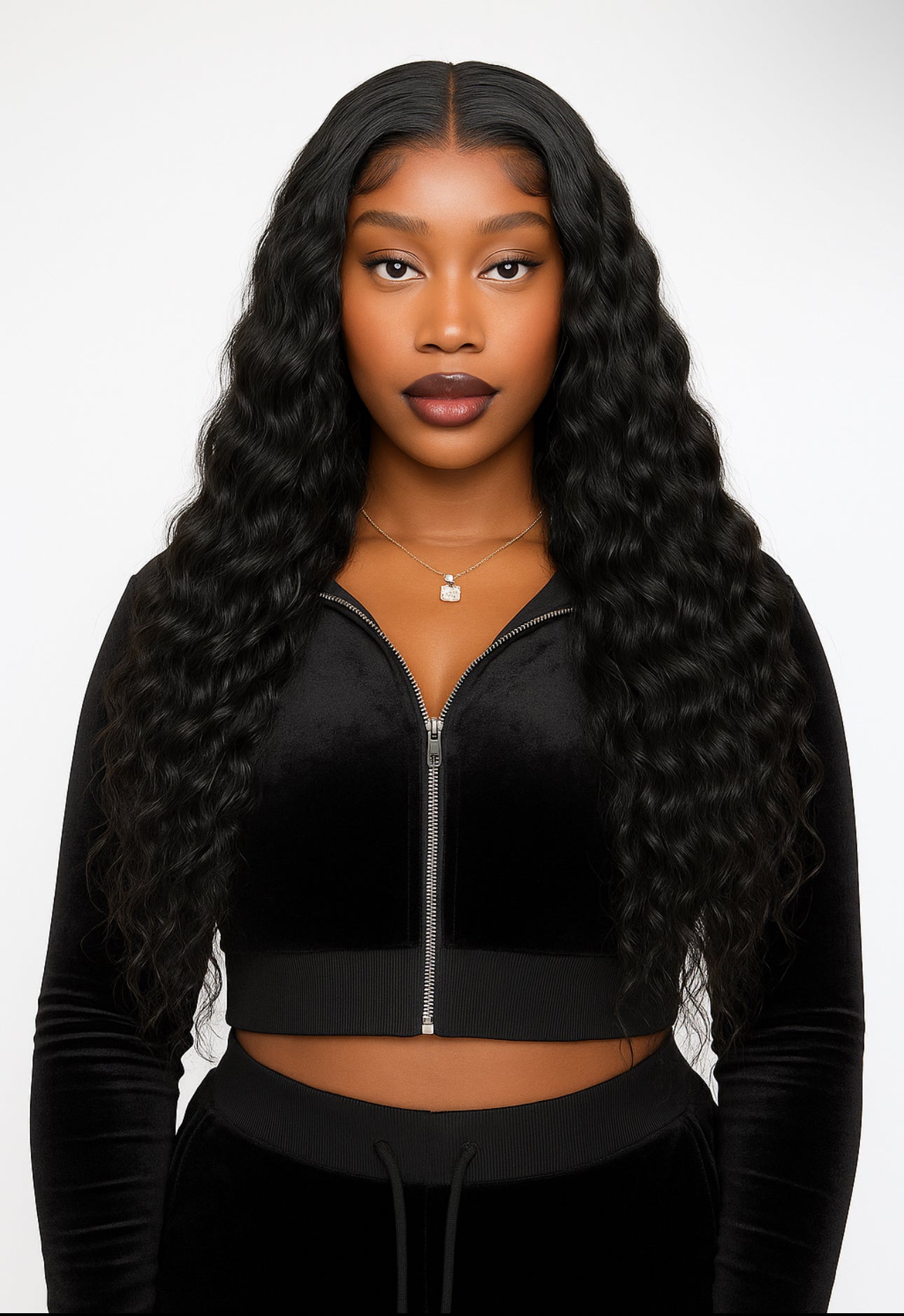 13x4 Deep Wave Wig Unit – 22 Inches | 250% Density