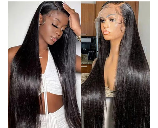 13x4 HD Lace Frontal Wig – Straight (24 Inches, 250% Density)